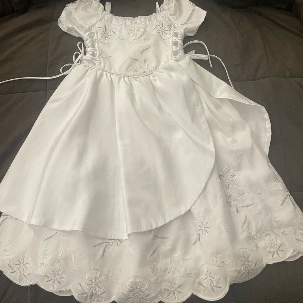 White dress for little girl